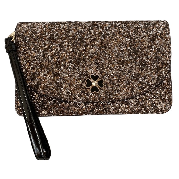 kate spade glitter wristlet